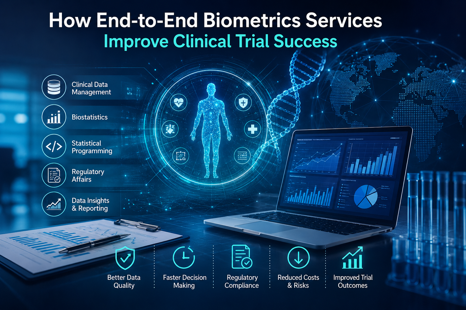 How End-to-End Biometrics Services Improve Clinical Trial Success