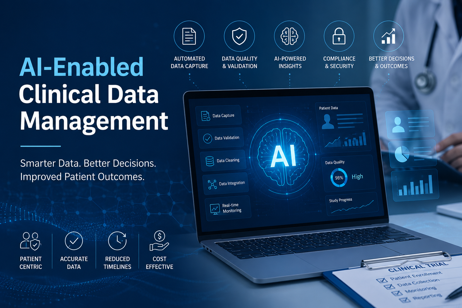 AI-Enabled Clinical Data Management