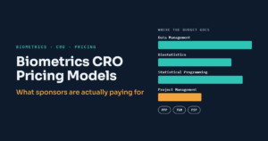 Biometrics CRO Pricing Models